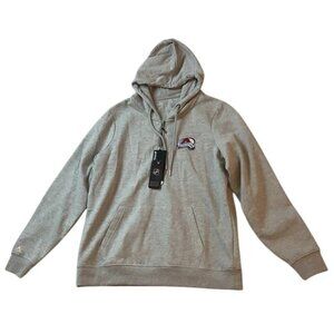 NWT NHL Colorado Avalanche Womens Gray Hoodie 1/4 Zip Size XL